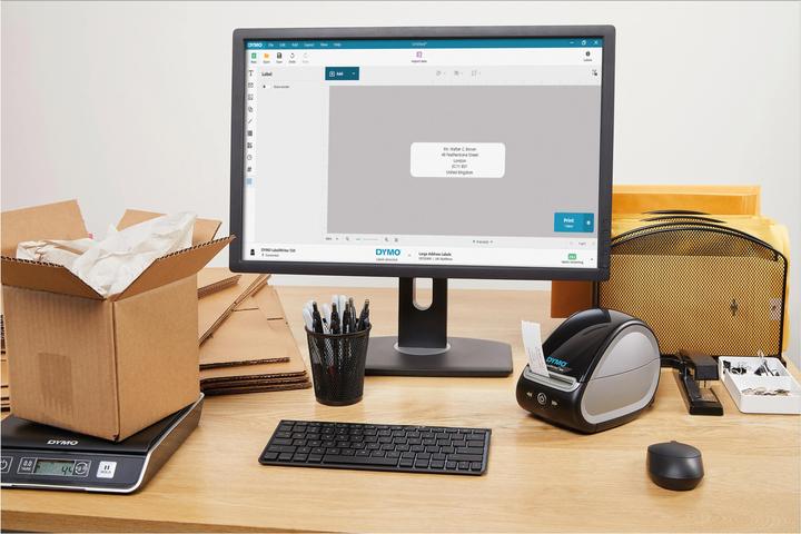 Image du produit Dymo LabelWriter 550 Value avec 4 rouleaux LW (90000 dpi)