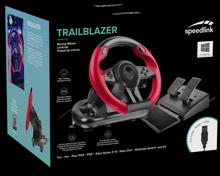 Image du produit Speedlink Trailblazer Racing Wheel (Xbox Series S, PS4, PS3, Xbox One S, PC, Xbox One X, Xbox Series X)
