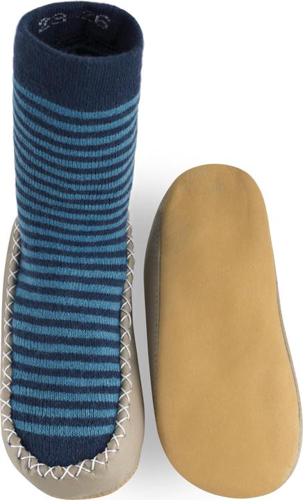 Actual product image Globe Hüttenfinken Stripes Gr. 15-18 Dunkelblau/Hellblau (15, 16, 17, 18)