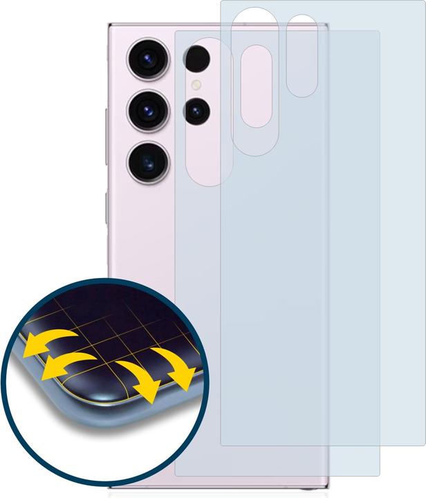 Actual product image BROTECT Full-Cover Protector Matte (2 Piece, Samsung Galaxy S23 Ultra)