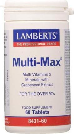 Produktbild Lamberts Multi-Max Over 50's 60 Capsules (Körperlotion, 60 ml)