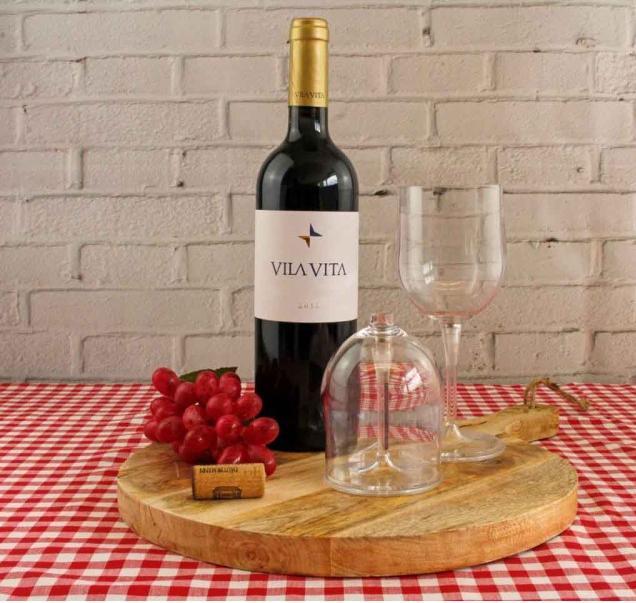 Actual product image Winkee Weingläser to go 2-er Set (2 Glasses, Red wine glasses)