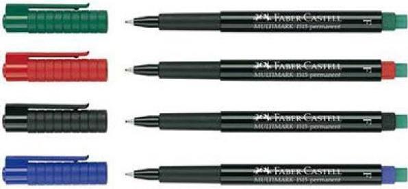 Produktbild Faber-Castell Multimark (Mehrfarbig, 0.60 mm, 4 x)