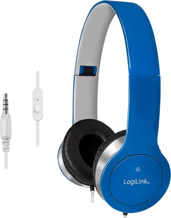 Image du produit LogiLink Casque d'écoute stéréo pour le sourire (Filaire)