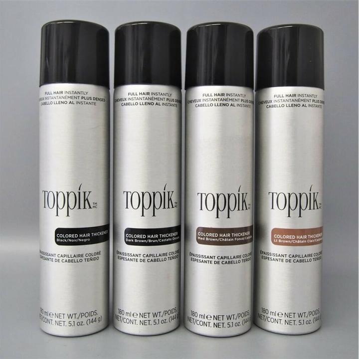 Immagine prodotto Toppik Addensante per capelli colorati - Castano medio 144 gr (51 ml)