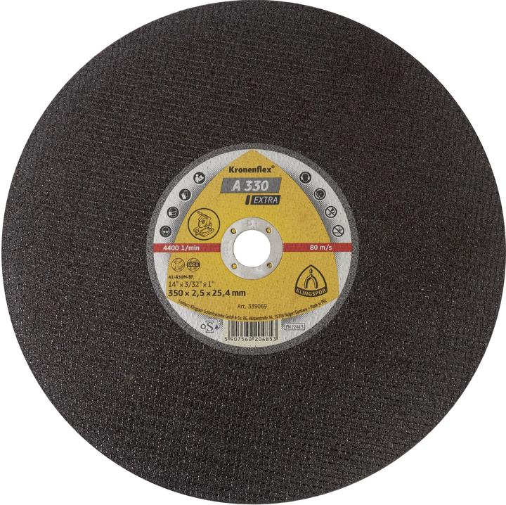 Actual product image Klingspor A 330 Extra - cutting-off wheels 356 x 2,5 x 25,4 mm