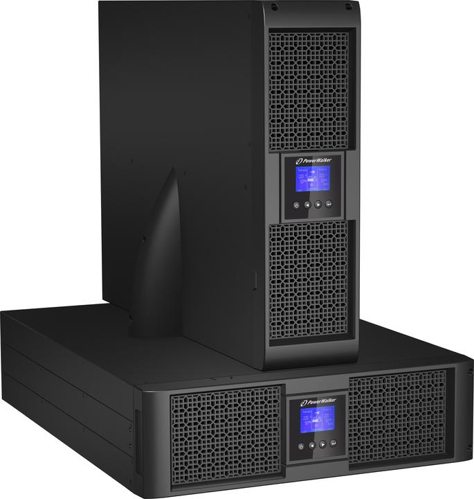 Produktbild Powerwalker VFI 6000 PRT HID 6000VA 5400W Online USV Tower Rack Doppelwandler SNMP Slot HID (6000 VA, 5400 W, Online-Doppelwandler USV)