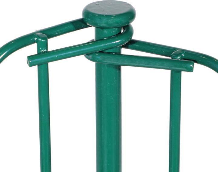 Produktbild Wiltec Gartenzaun Set 5 Elemente Oberbogen Teichzaun Maschendrahtzaun Steckzaun