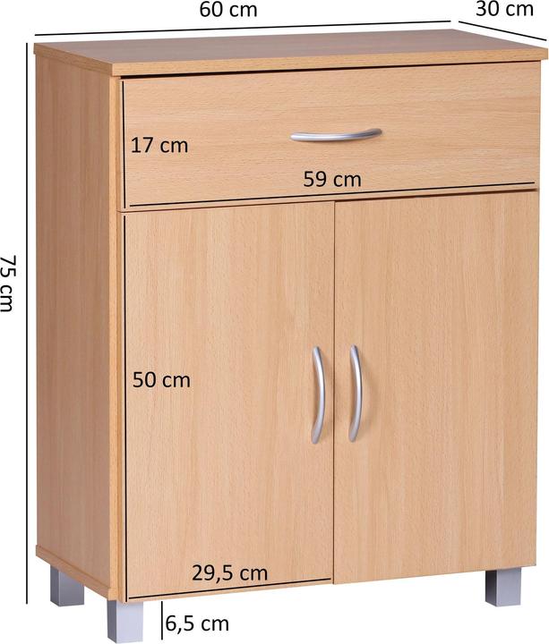 Image du produit FineBuy Fanny (60 x 75 x 30 cm)