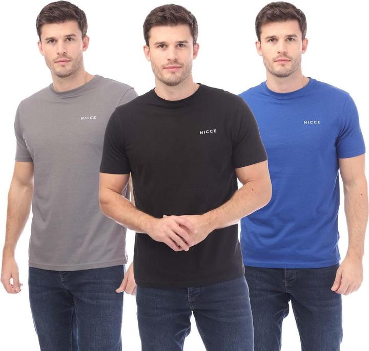 Immagine prodotto Nicce Duka Maglietta Logo Uomo Misura Confezione 3 (XL)