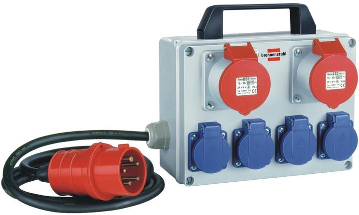 Brennenstuhl Mini-distributeur compact BKV 2/4 T IP44 11536 (4 x, CEE)