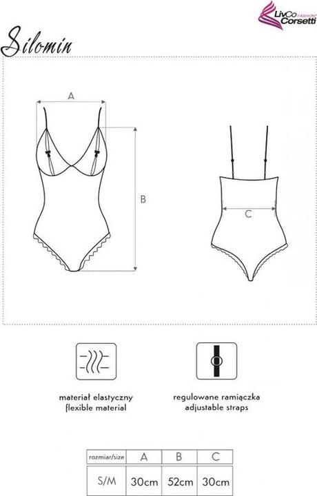 Produktbild LivCo Corsetti Fashion Silomin Lc 1401 Body + Kleid Schwarz Eine Grösse (M)