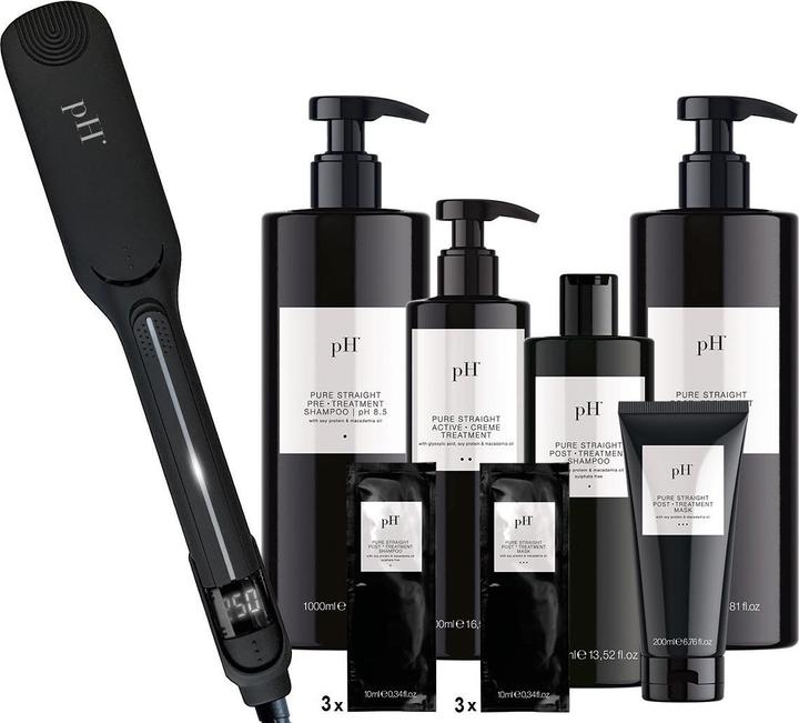 Immagine prodotto pH Set iniziale Pure Straight Salon (Set per la cura dei capelli)