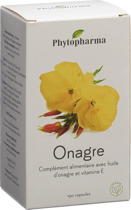 Image du produit Phytopharma Gélule d'onagre 500 mg (190 pièce(s), Capsules, 95 g)