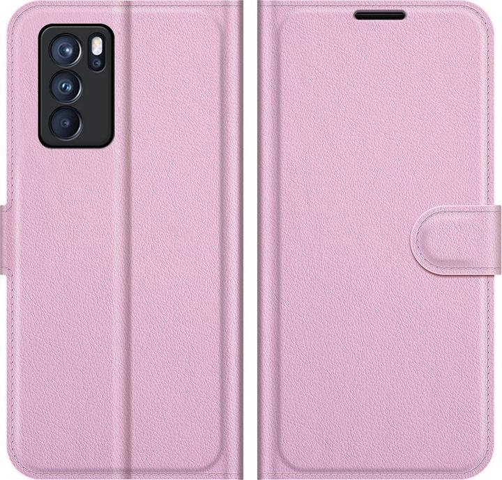 Actual product image Cover-Discount OPPO Reno6 Pro - leather case cover pink (Oppo Reno 6 Pro 5G)