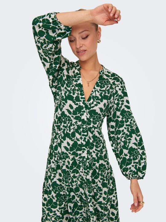Produktbild Only Locker geschnitten V-Ausschnitt Elastische Bündchen Kurzes Kleid Kleid (S)