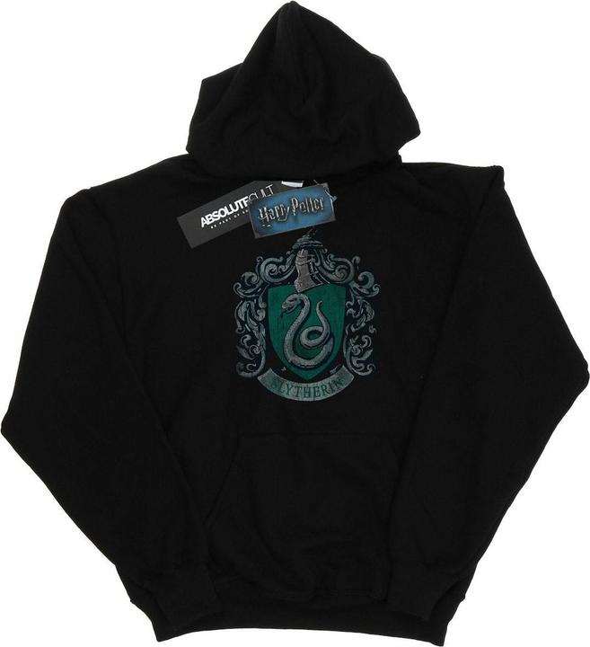 Produktbild Slytherin Distressed Crest Kapuzenpullover Mädchen (140, 146)