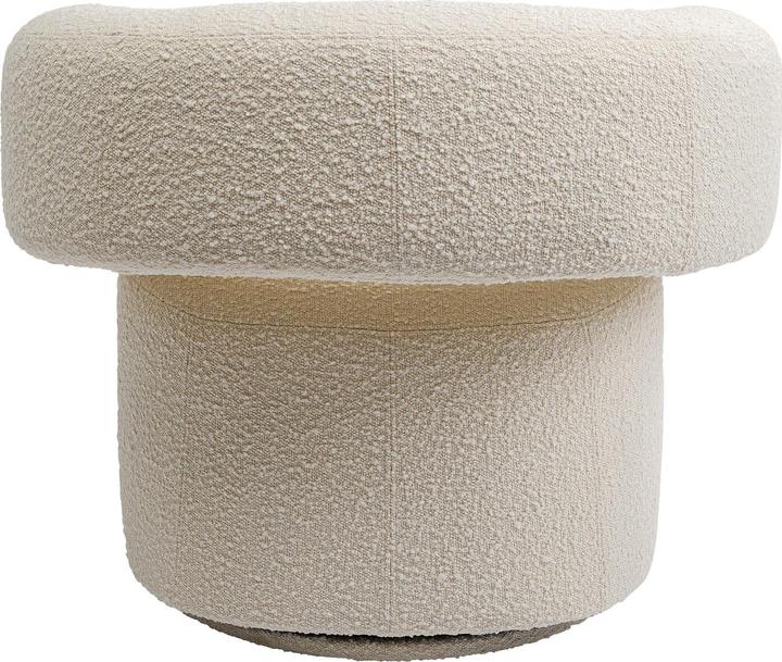 Actual product image Kare Design Swivel Armchair Maye Cream