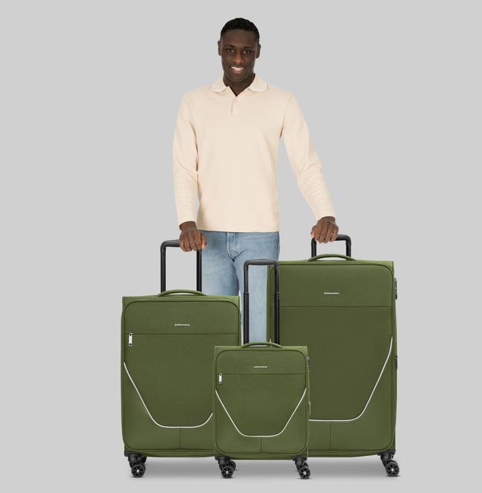 Image du produit Stratic taska 4-Rollen Kofferset 3tlg. mit Dehnfalte (233 l, XL (à partir de 115l))