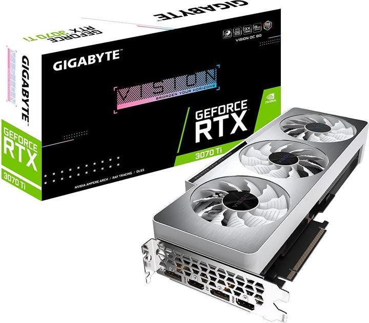 Image du produit Gigabyte GeForce RTX 3070 Ti Vision OC (8 Go)