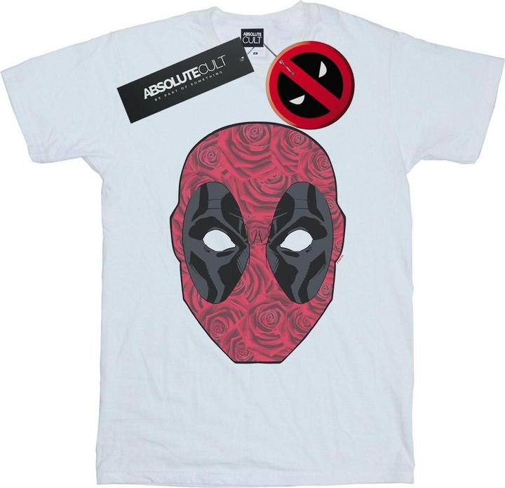 Deadpool Head Of Roses TShirt (XL)