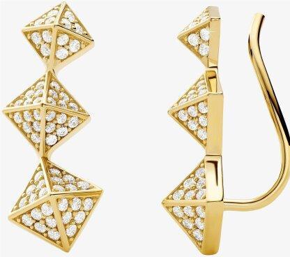 Produktbild Michael Kors Mercer Pyramid Pavé Crawler (99% Sterlingsilber, 1% Stein)