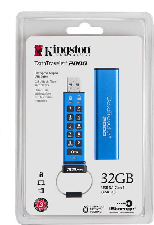 Image du produit Kingston DataTraveler 2000 (32 Go)