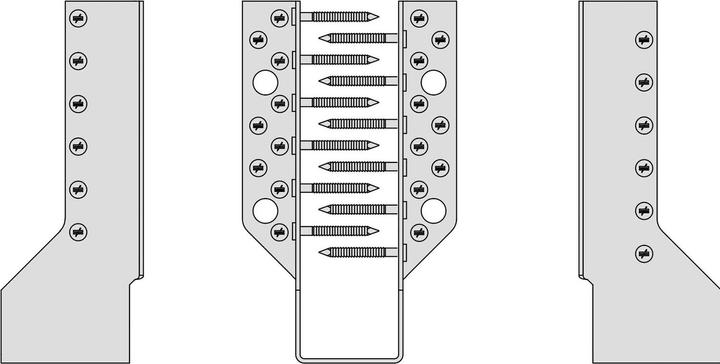 Produktbild Simpson Sst SIMPSON Balkenschuh BSNN 100x100 feuerverzinkt aussenliegend mit Bewertung (Balkenschuh, 1 Stk.)