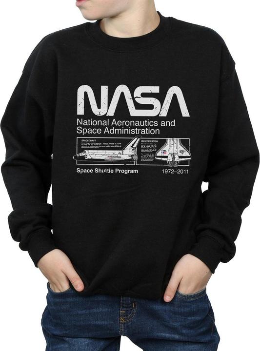 Immagine prodotto Nasa Felpa Navetta Spaziale Ragazzi (152, 158)
