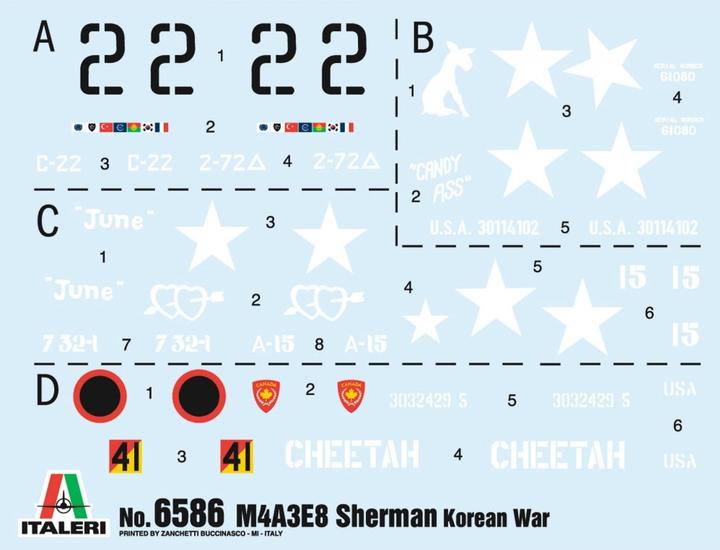 Produktbild 1:35 US M4A3E8 Sherman Korea Krieg