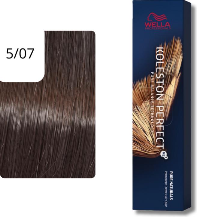 Actual product image Wella Koleston Pure Naturals (5/07 light brown natural-brown)