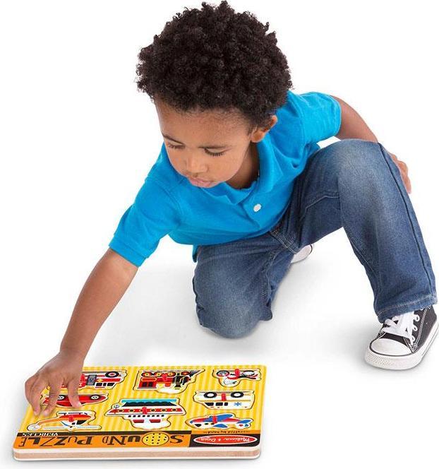 Produktbild Melissa & Doug Sonore Bois Vehicules (8 Teile)