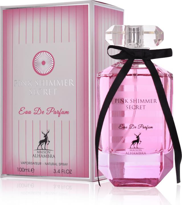 Actual product image Maison Alhambra Pink Shimmer Secret by Eau De Parfum Spray 100 ml (Eau de parfum, 100 ml)