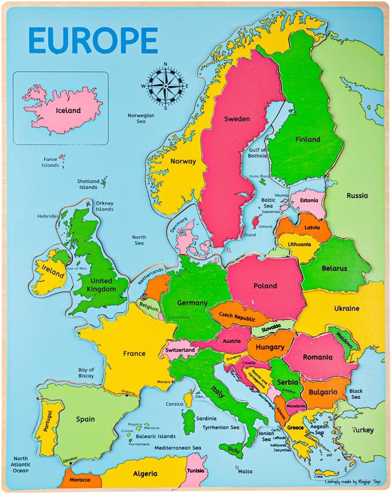 Produktbild Bigjigs Europa-Einsatzpuzzle
