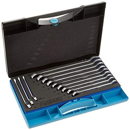 Produktbild HAZET Knarren Ring-Maulschlüssel Satz 606N/12 ∙ Aussen Doppel-Sechskant-Tractionsprofil ∙ 8 - 19 ∙ A… (19 mm, 12 mm, 14 mm, 16 mm, 10 mm, 18 mm, 17 mm, 11 mm, 15 mm, 8 mm, 9 mm, 13 mm)