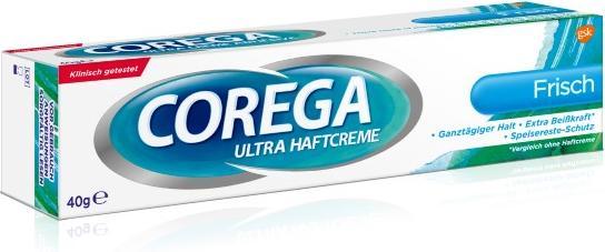 Corega Ultra Haftcreme starker Halt für den Zahnersatz, 40 g Creme
