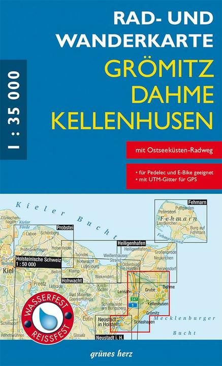 Produktbild Rad- und Wanderkarte Grmitz, Dahme, Kellenhusen
