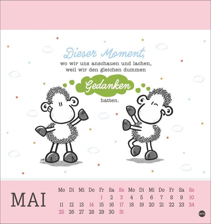 Produktbild sheepworld Postkartenkalender 2026 (Harter Einband, Deutsch)