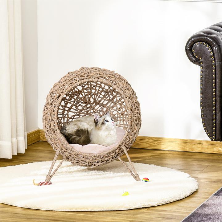 Image du produit PawHut Panier pour chat avec coussin (Chat)