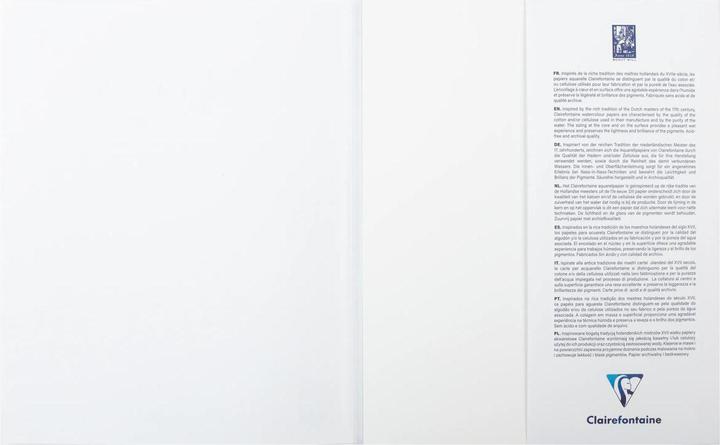 Produktbild Clairefontaine Aquarellpapier (300 g/m², 12 x)