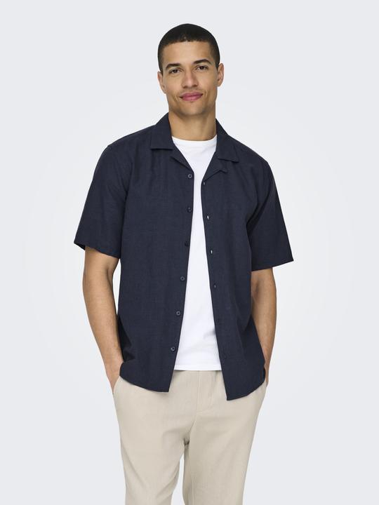 Immagine prodotto Only & Sons Camicia con colletto resort slim fit Camicia (L)