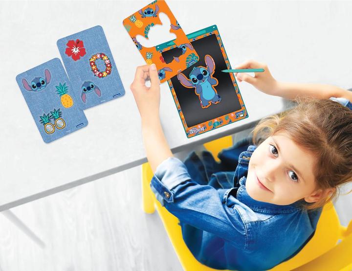Actual product image Lexibook Stitch 11’’ E-ink Drawing Tablet with stencils (CRT10D)