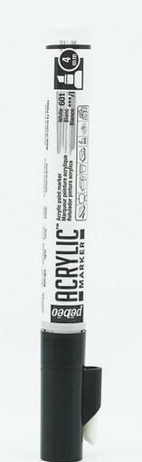 Immagine prodotto Pebeo Acrylic Marker Media Scapello Punta 4mm (Bianco, 4 mm)