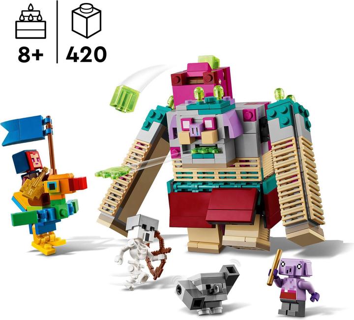 Image du produit LEGO 21257 L'épreuve de force avec le Dévoreur (21257, LEGO Minecraft)