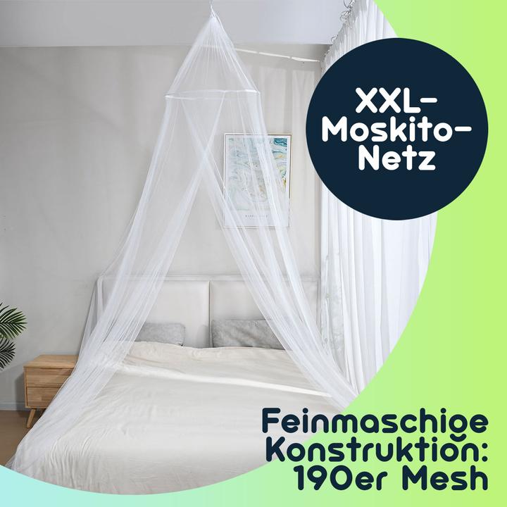 Actual product image Casativo Moskitonetz für Doppelbetten, 190 Mesh