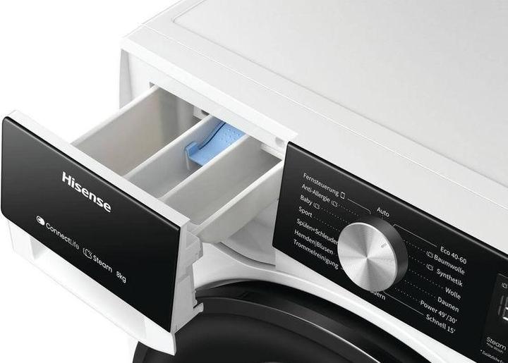 Actual product image Hisense WF3S8043BW3 (8 kg, Left)