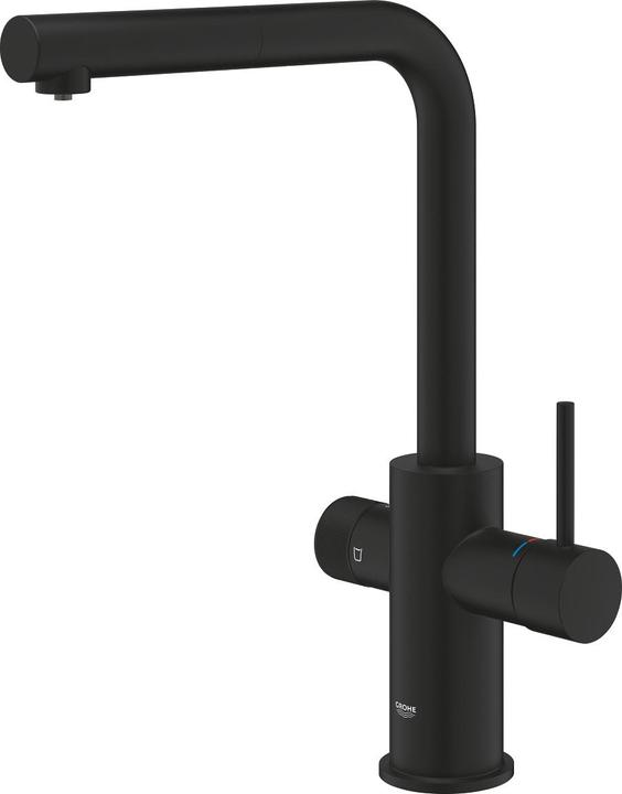 Image du produit Grohe BLUE PURE MINTA Spültisch Armatur, L-Auslauf, phantom black