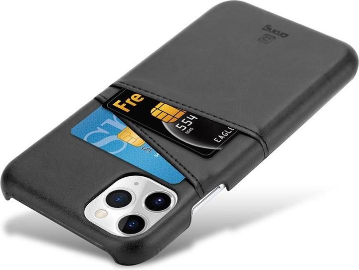 Produktbild Crong Neat Cover - Etui iPhone 11 Pro z kieszeniami (czarny) (Apple iPhone 11 Pro)