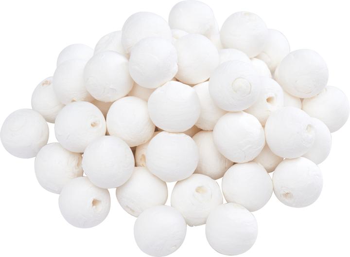 Image du produit VBS Boules d'ouate, blanc, environ 15 mm, 50 pièces