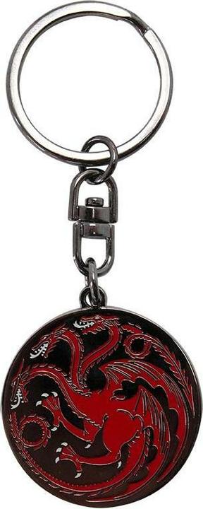 Actual product image ABYstyle GAME OF THRONES - Keychain Targaryen X4